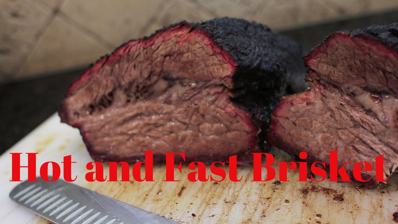 How to BBQ a Hot and Fast Brisket YouTube