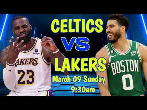 BOSTON vs LA LAKERS I PLAY-BY-PLAY SCOREBOARD AND COMMENTARY