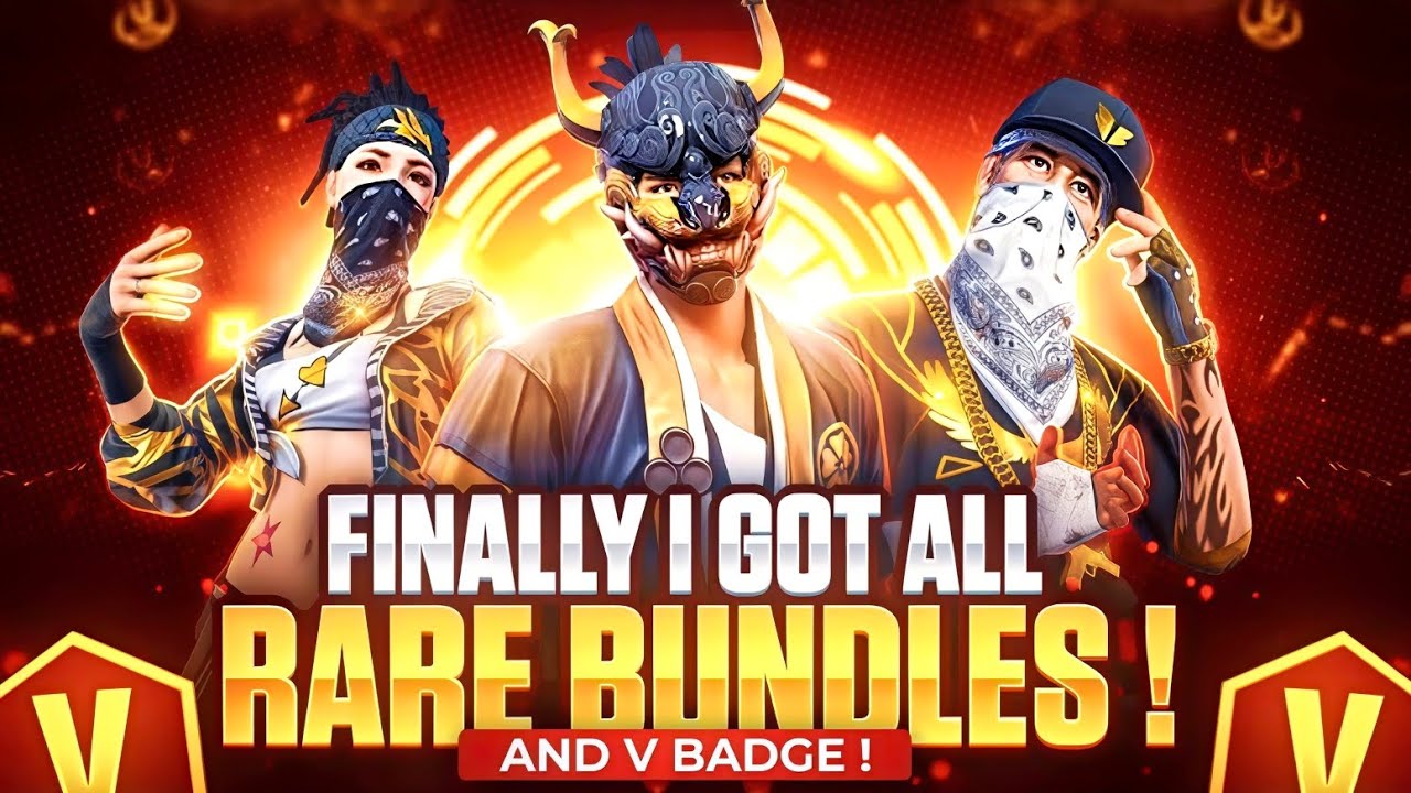 Rarest Badges & Avtar Banner Collection In Proxy Server V Badge Account | Free Fire Proxy Server 