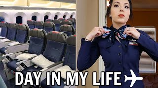 A Day In My Life As A Flight Attendant ️