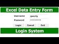 How to Create a Login System in Excel Using VBA