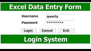 How to Create a Login System in Excel Using VBA