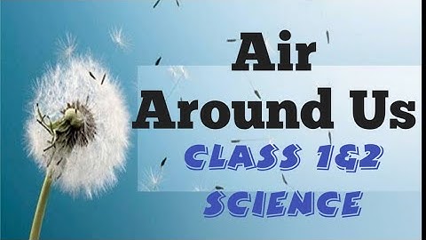 Air Around Us ( Grade : I & II ) CBSE