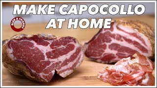 How To Make Capocollo At Home  Glen And Friends Cooking  Capocollo Fatto In Casa