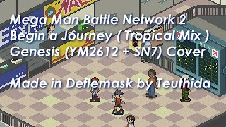 Begin a Journey (Tropical Mix) - MMBN2 Genesis Cover
