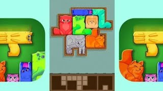 Block puzzle cats game Videos #puzzlegamer #gamer #games #gamergamer #gaming #funny #puzzler #game screenshot 3