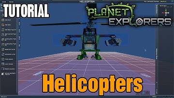 Lets teach PLANET EXPLORERS - helicopter building tutorial (FullHD,German)