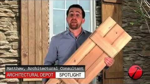 Wood Board-n-Batten Shutters