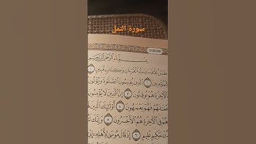 سورة النمل بصوت الشيخ ماهر المعيقلي من الآية 1 إلي الآية 5