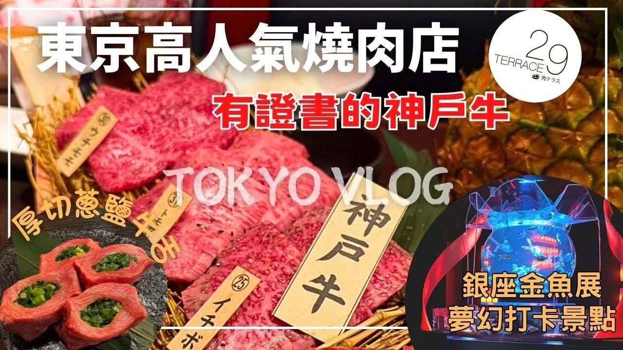東京燒肉X藝術巡禮｜必吃和牛燒肉＋銀座金魚展＋冬季夢幻燈飾！