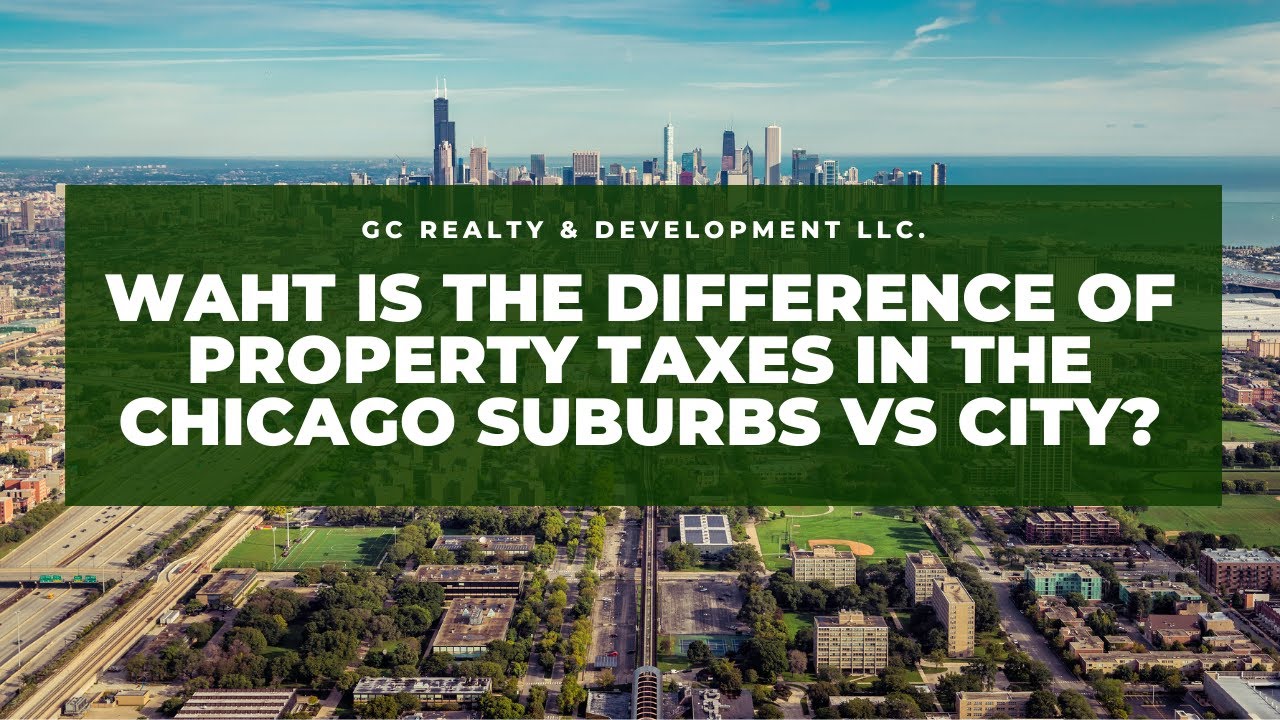 Is there a difference of property taxes in the Chicago suburbs - YouTube