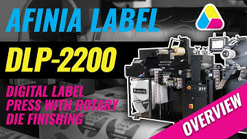 Afinia Label DLP-2200 Digital Label Press with Inline Rotary Finishing
