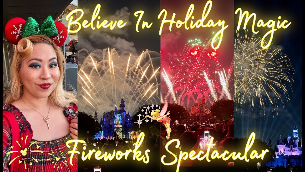 【MY POV】Believe in Holiday Magic Fireworks Spectacular 2025 at DISNEYLAND🎄🎆✨