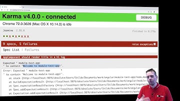 Advanced Web Apps 2019 | Unit Testing in Angular | S3P2 | Start ng test and fix first issue