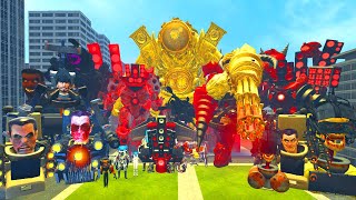 All Skibidi Toilet Bosses Vs 79-1 All Cameramen An,Speakerman An, Tv Man An In Garrys Mod