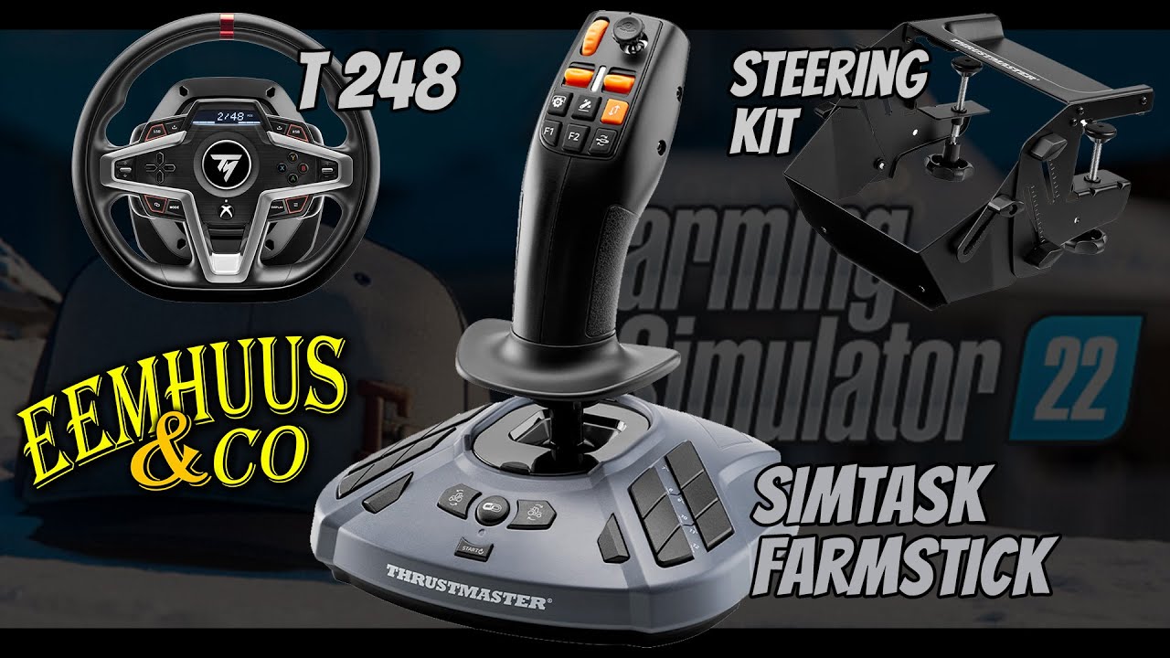 Thrustmaster SimTask farmstick, Steering kit, T248, Farming Simulator 22