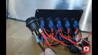 HOW TO WIRE A SWITCH PANEL WITH A ISOLATION SWITCH