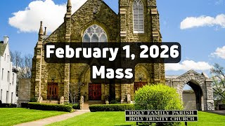 February 1, 2026 Mass at Holy Family Church in Middletown, Ohio