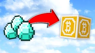 TURNING MINECRAFT DIAMONDS INTO REAL BITCOIN! Update