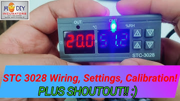 STC 3028 Wiring, Setting and Calibration Tutorial (HEATER + HUMIDIFIER) For chicken  EGG Incubator