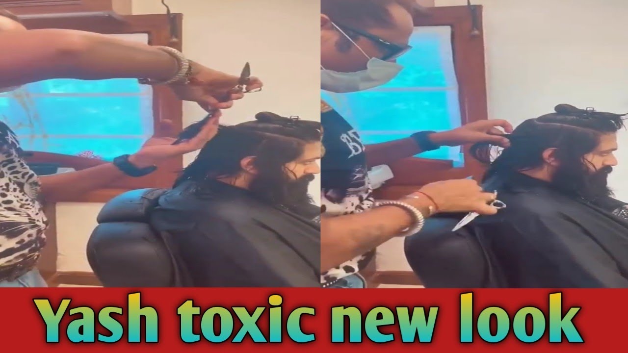 Yash toxic new look | Yash toxic first look | Yash toxic new hairstyle | Yash new hairstyle 