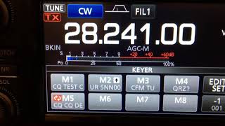 Setting up ICOM 7300 for my 10 m beacon Setting up ICOM 7300 for my 10 m beacon
