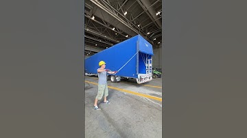 Rolling tarp system. #shorts #viral #shortvideo #truck #conestoga #truck #tarp #semitrailer #short