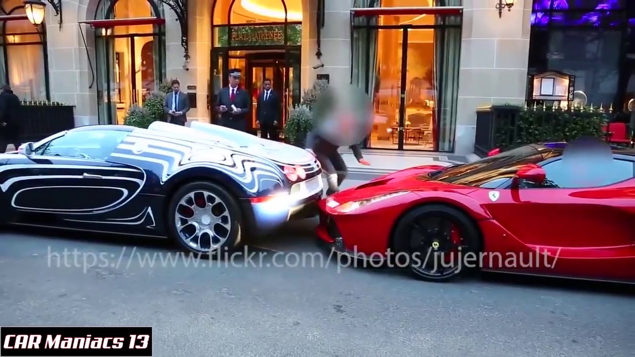 Expensive Supercar crash ferrari bugatti veyron - YouTube