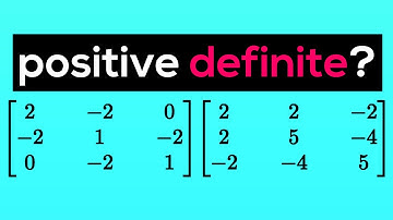 Checking if a Matrix is Positive Definite