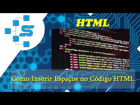 Vídeo: Como você insere um espaço em HTML?