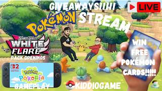POKÉMON POKOPIA ON SWITCH 2! + White Flare Pack Opening & Giveaways!!!!!
