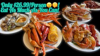 ONLY 26 ALL YOU CAN EAT LOBSTER CRAB SEAFOOD BUFFET THIS FAMOUS BUFFET IN STOCKTON CA