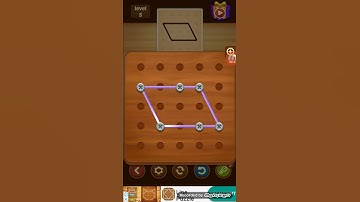 Line Puzzle:String Art. Oak Level 5. Walkthrough.