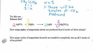 Intro to Stoichiometry  - Mole Ratios