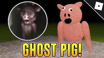How to get the "GHOST PIG" BADGE AND MORPH in CUSTOM PIGGY SHOWCASE | Roblox