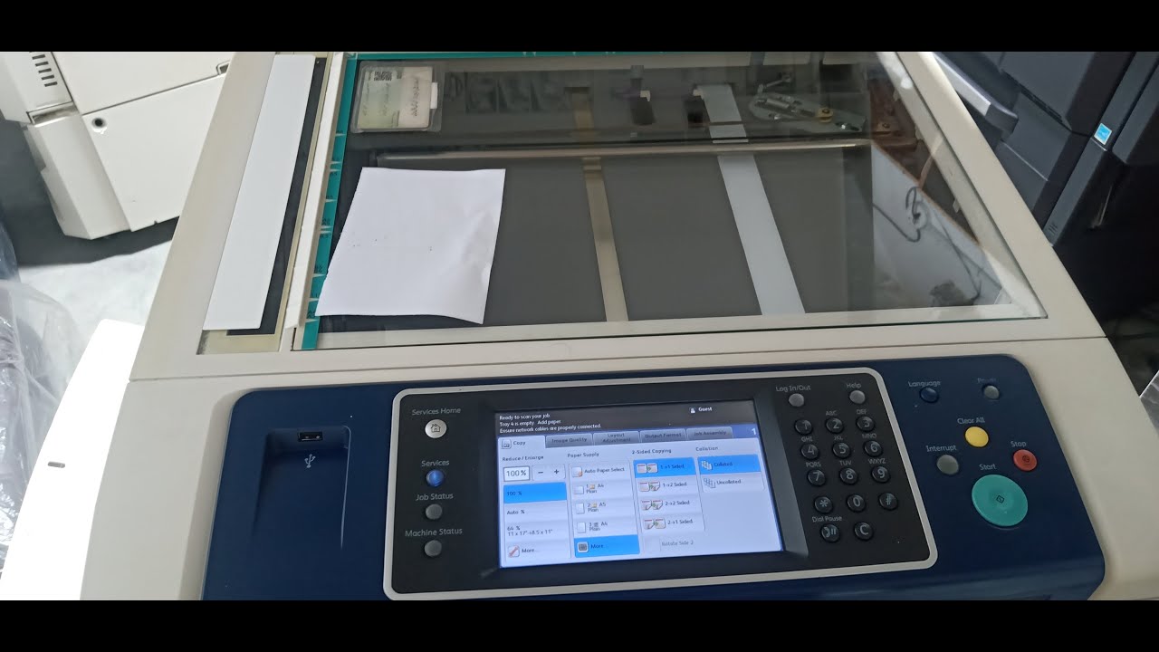 id card not copying problem solution xerox 5855 photocopier