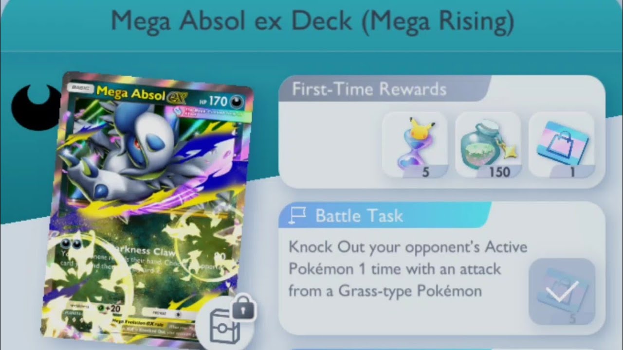 Pokemon TCG Battle - Mega Absol ex Deck(Mega Rising) 