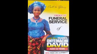 LATE MRS MABEL ONYEMAECHI LAID TO REST IN UTE-OHEZE(IETV)