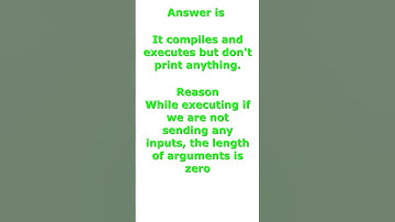 Interview Question 7   Find output of given program?