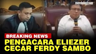 🔴 LIVE Sidang Perdana Ferdy Sambo Jadi Saksi Terdakwa Bharada Eliezer