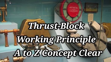 Thrust Block Arrangement -Animated working of Thrust Block
