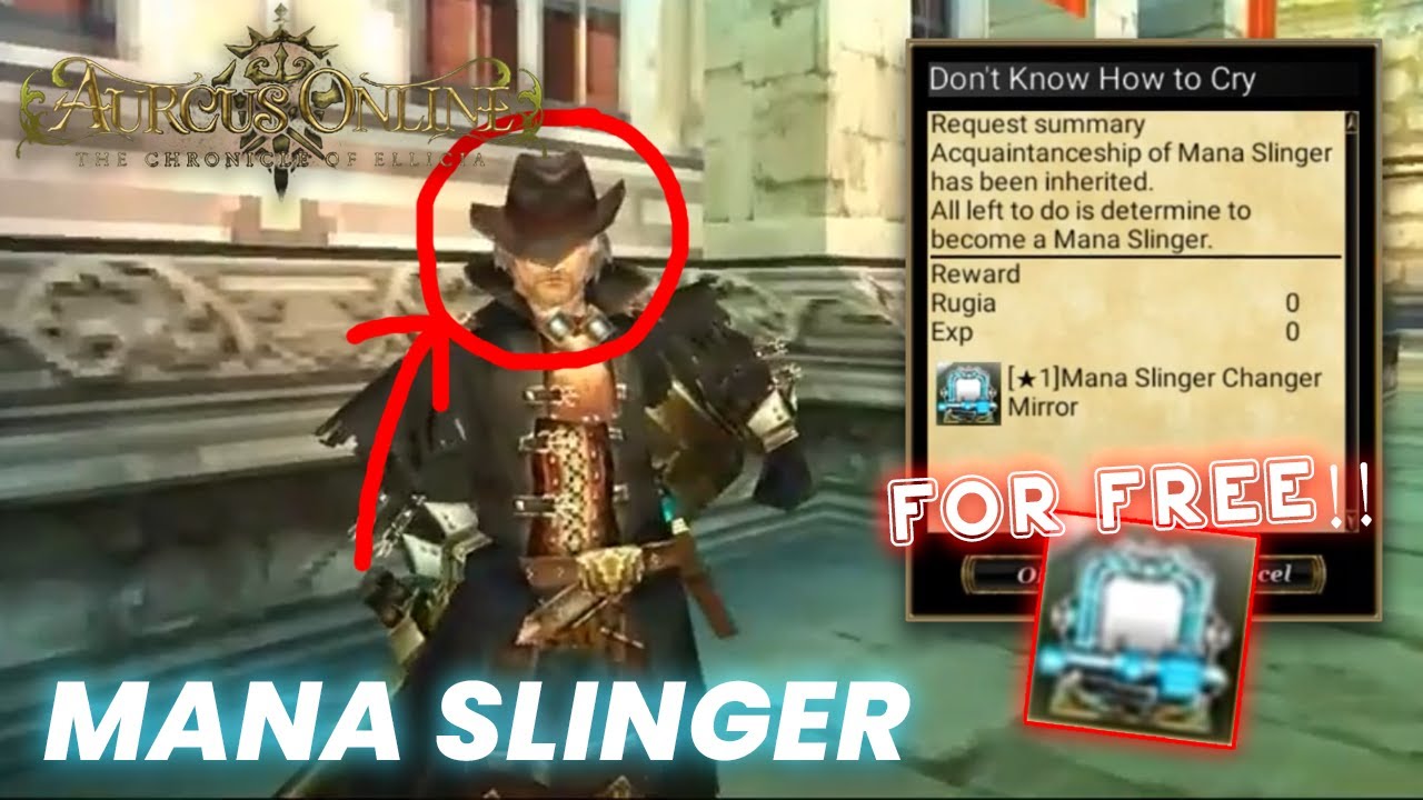 How To Get Mana Slinger Canger Mirror For Free Aurcus Online Youtube