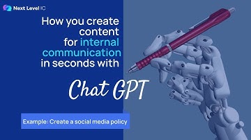 Creating a social media policy in different tonalities with ChatGPT