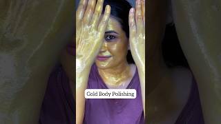 140 Rs Gold Body Polishing| Bridal Like Golden Glow #glowingskin #skincare #shorts screenshot 5