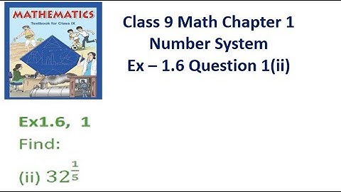 Class 9th Math Chapter 1 Number System Ex 1.6 Question 1(ii)#shorts