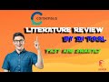 Consensus for literature review/research  ai tool /literature review with Consensus