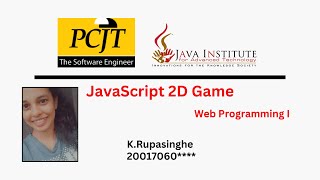 JavaScript 2D Game Project | Selection Program | Java Institute
