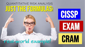 Master CISSP Risk Analysis Formulas (CISSP Exam Cram)