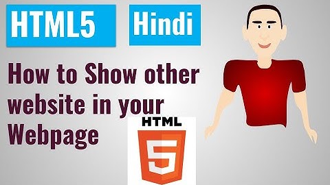How to Show other website in your website | Iframe | HTML | HINDI
