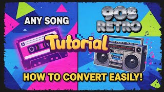 How to Convert Any Song Into 90s Style | AI Retro Music Tutorial #tutorial #song  #90sstyle screenshot 3